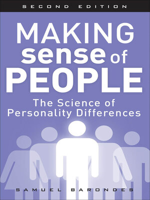cover image of Making Sense of People